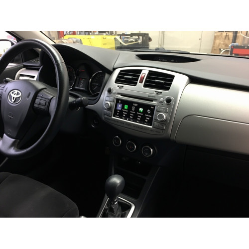 Toyota Corolla 2009-2013 9 inch No AC Vent Iron Grey Linux Head Unit
